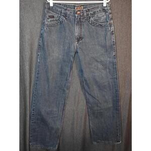 G-Unit Men's 34x34 Denim Jeans Y2K Hip Hop Streetwear Distressed Dark Wash Blue
